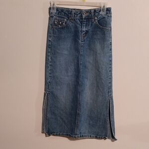 Vintage Arizona Jean Company Blue Denim Skirt